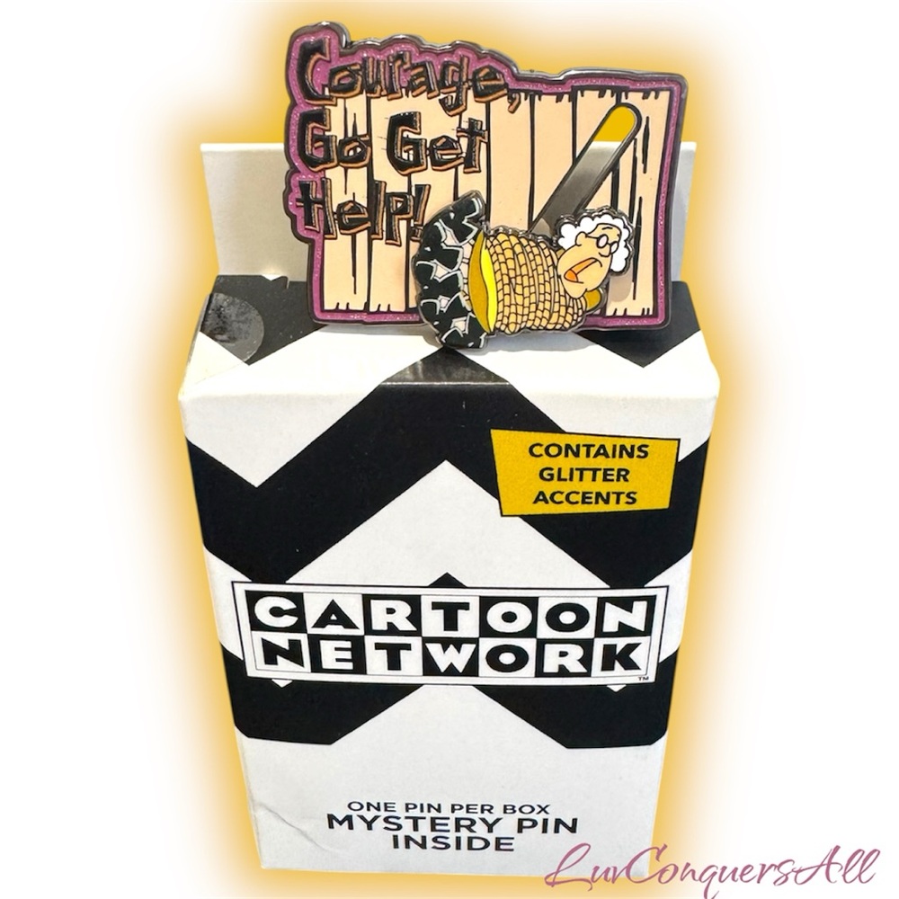 Cartoon Network Courage The Cowardly Dog Muriel Bagge Sliding Enamel Pin